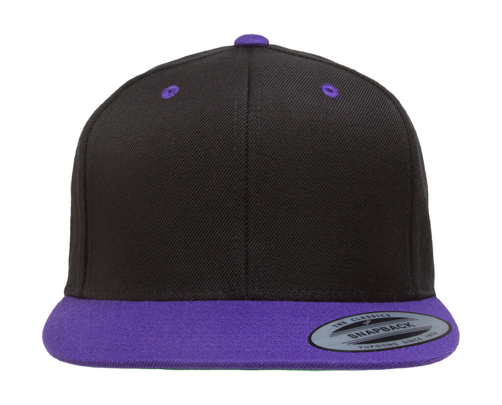 Gorra dos tonos Snapback Black/Purple