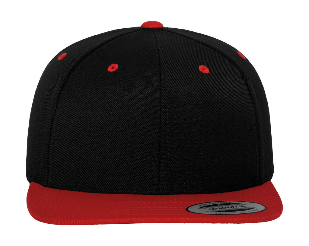 Gorra dos tonos Snapback Black/Red