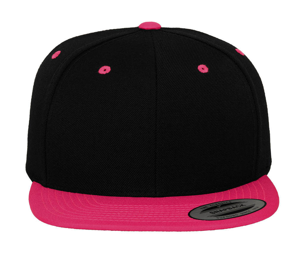 Gorra dos tonos Snapback Black/Neon Pink