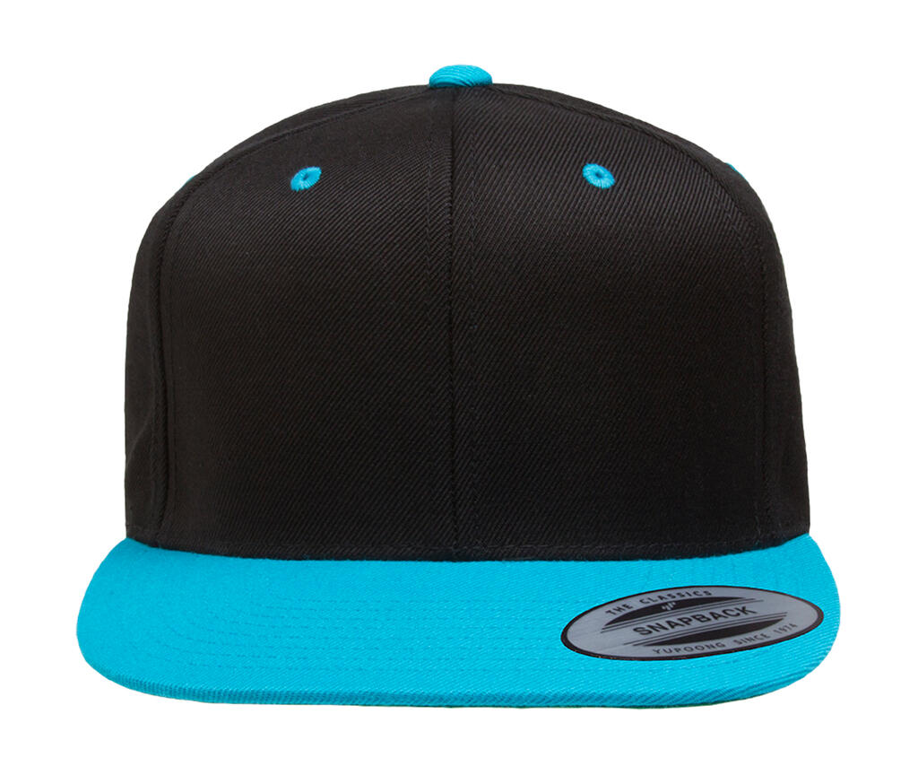 Gorra dos tonos Snapback Black/Teal