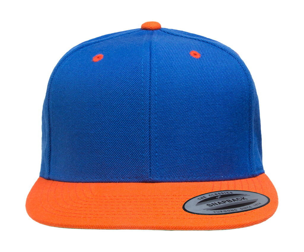 Gorra dos tonos Snapback Royal/Orange