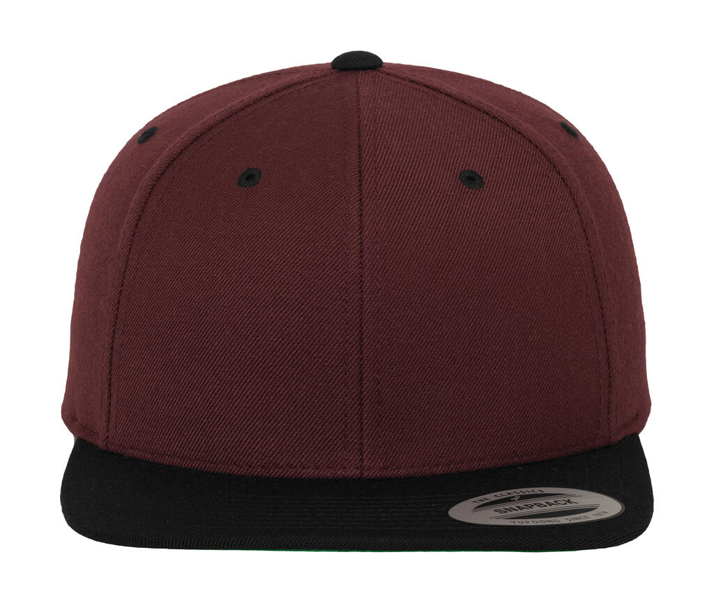 Gorra dos tonos Snapback Maroon/Black