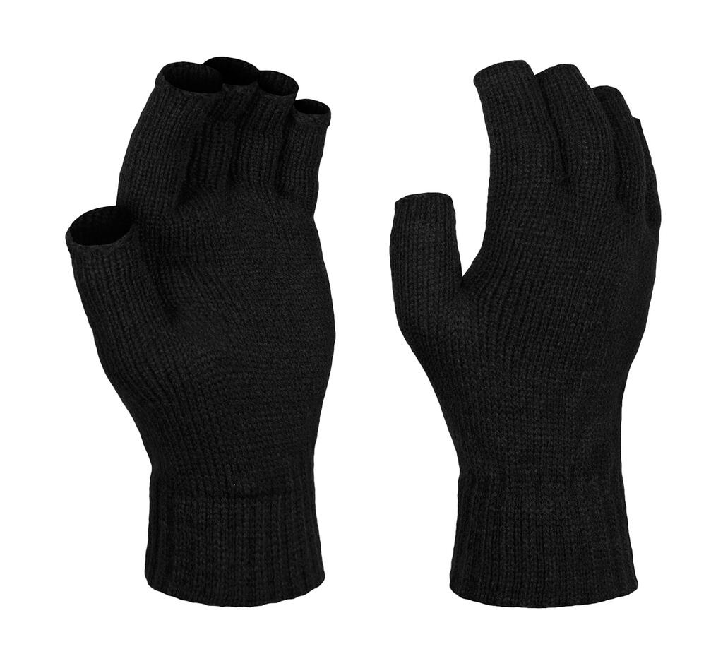 Guantes con corte en los dedos Black