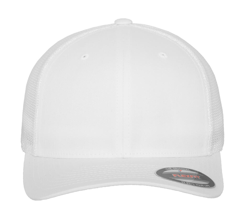 Gorra con rejilla sarga White