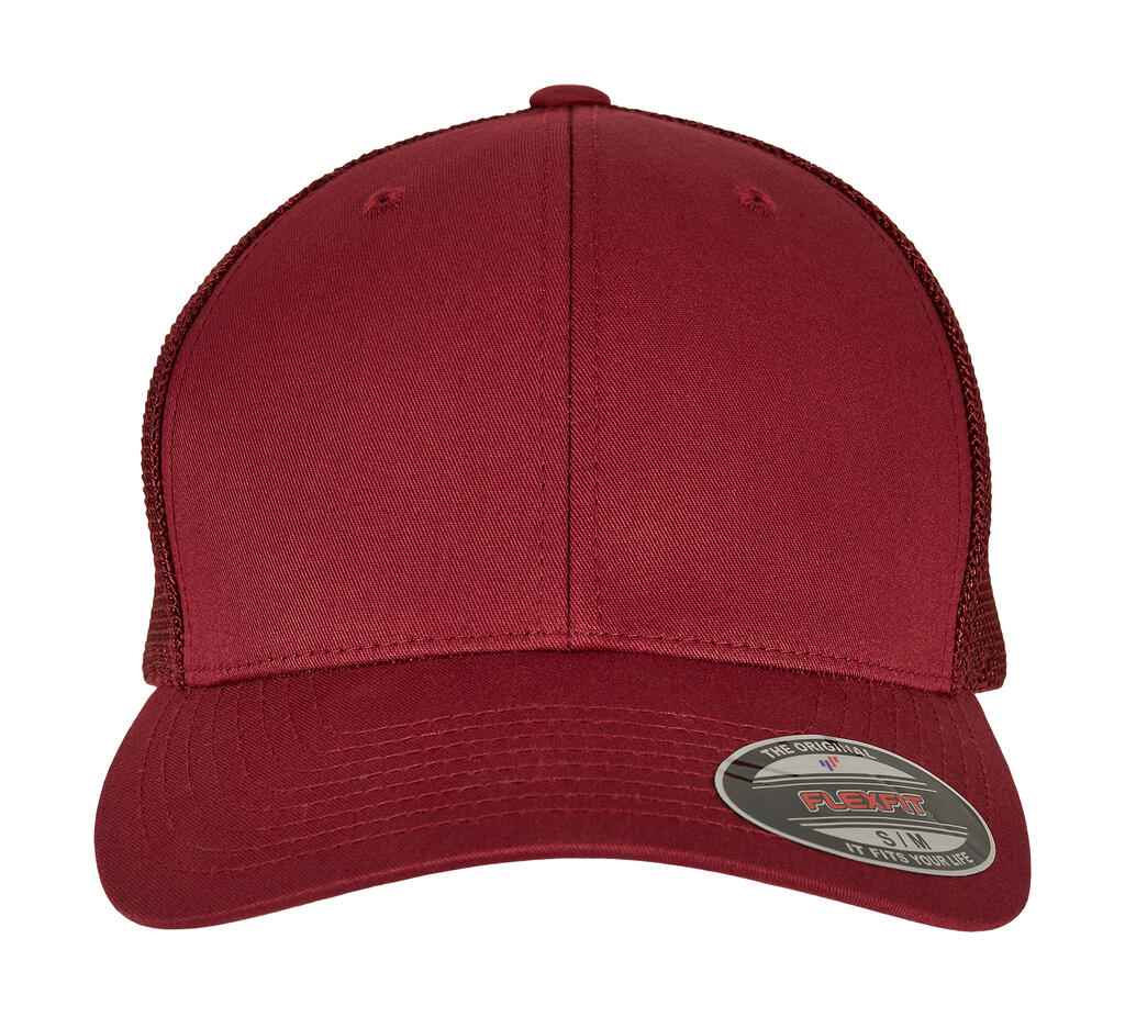 Gorra con rejilla sarga Cranberry