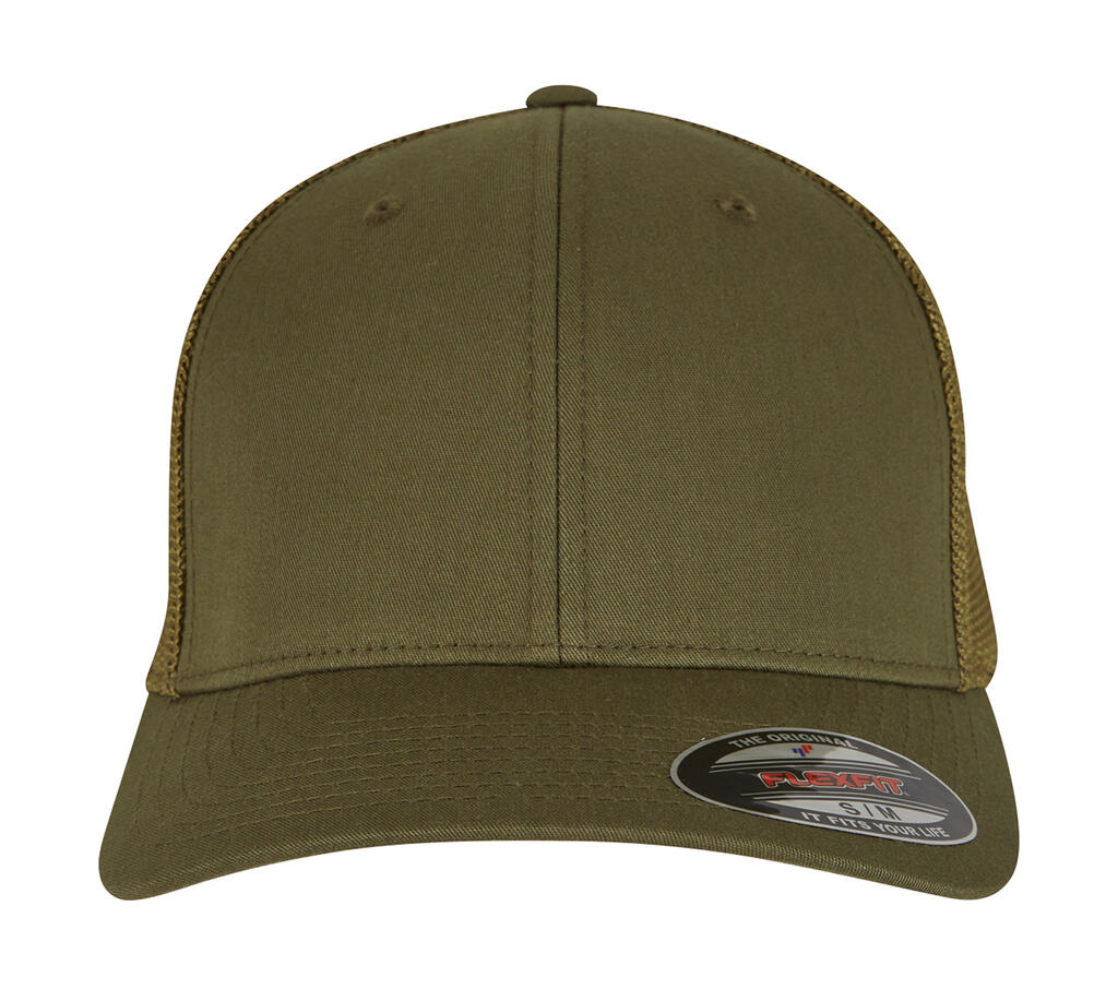 Gorra con rejilla sarga Moos Green