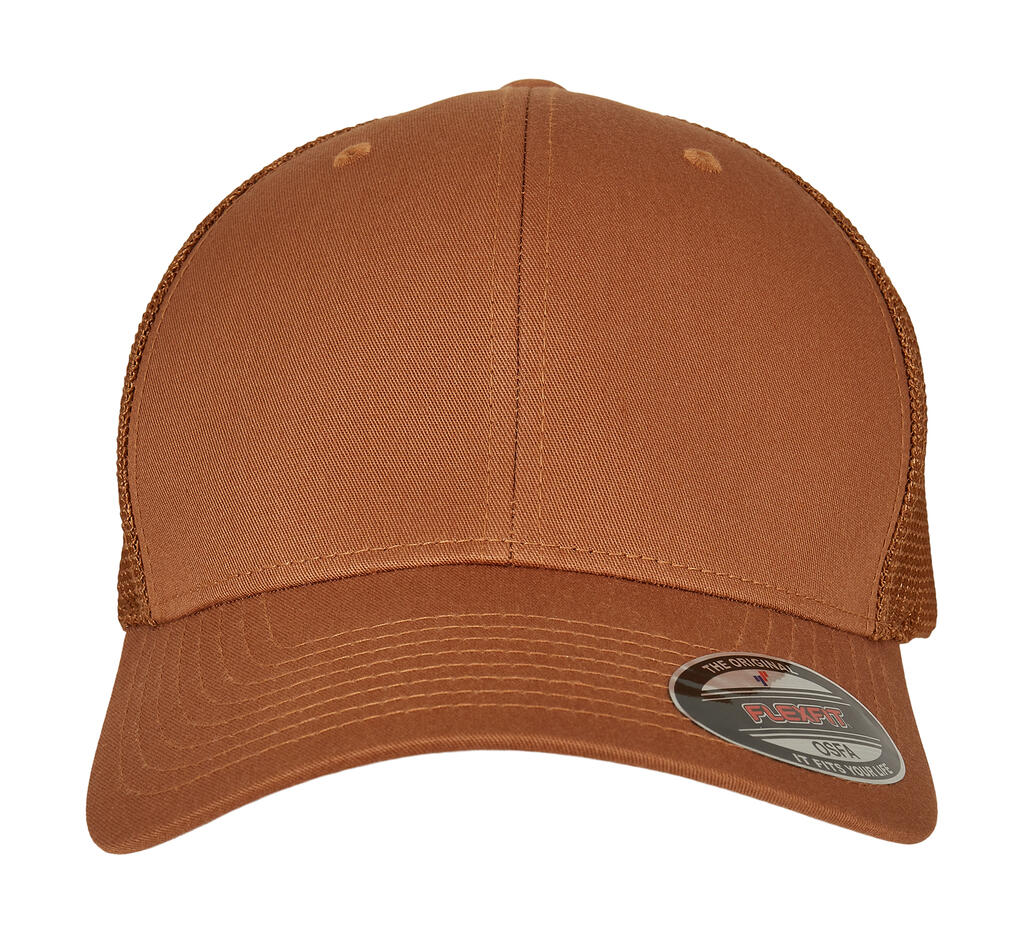 Gorra con rejilla sarga Caramel