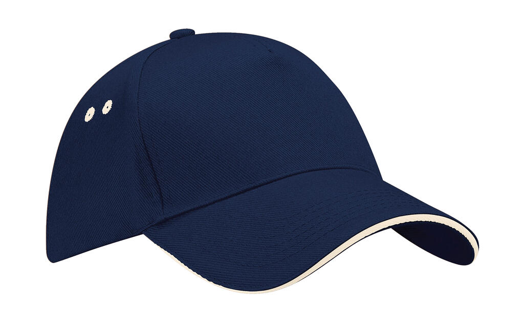 Gorra 5 paneles - Visera Sandwich Ultimate French Navy/Putty