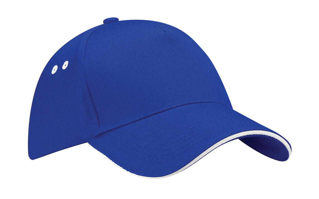 Gorra 5 paneles - Visera Sandwich Ultimate Bright Royal/White
