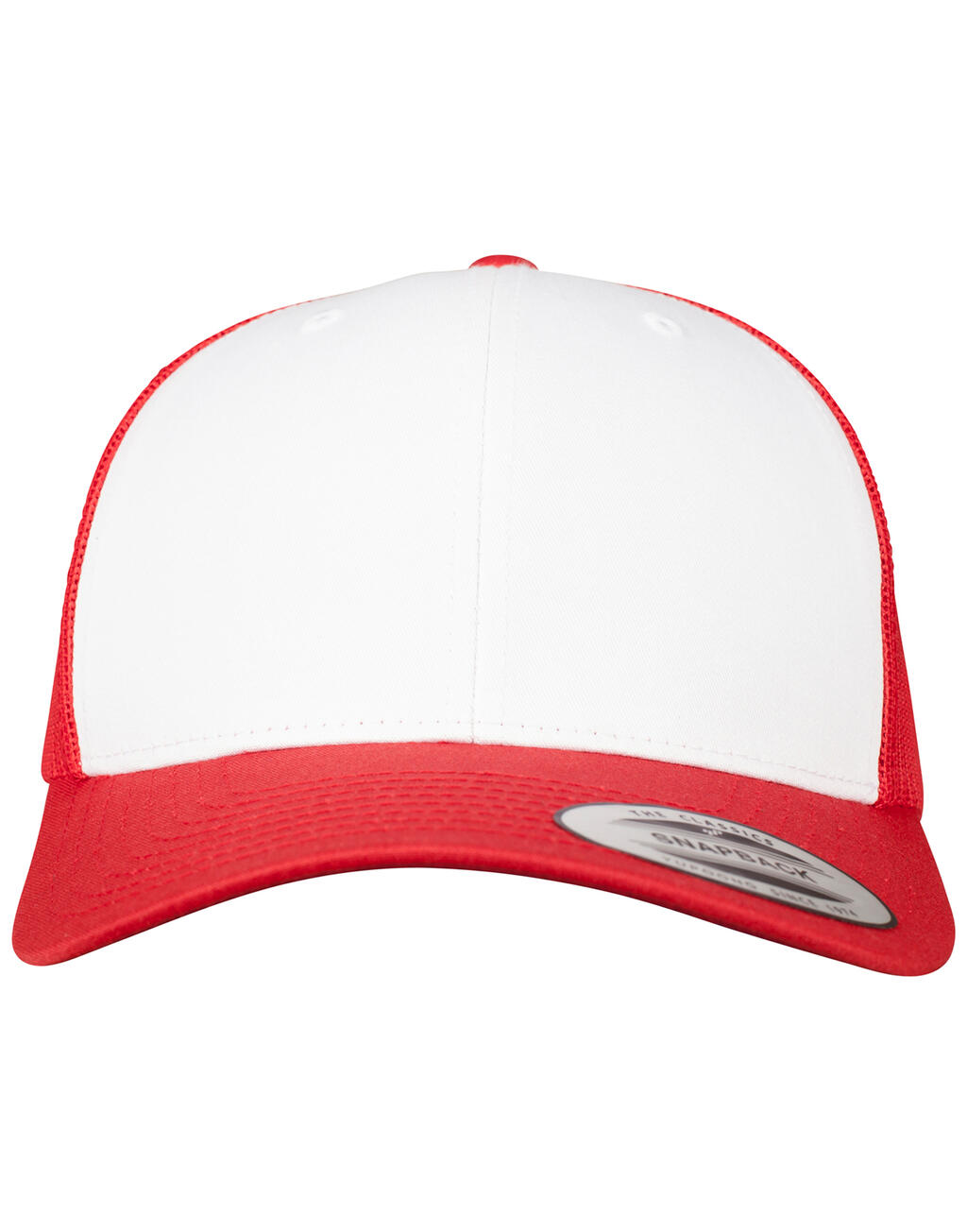 Retro Trucker Frontal de color Red/White/Red