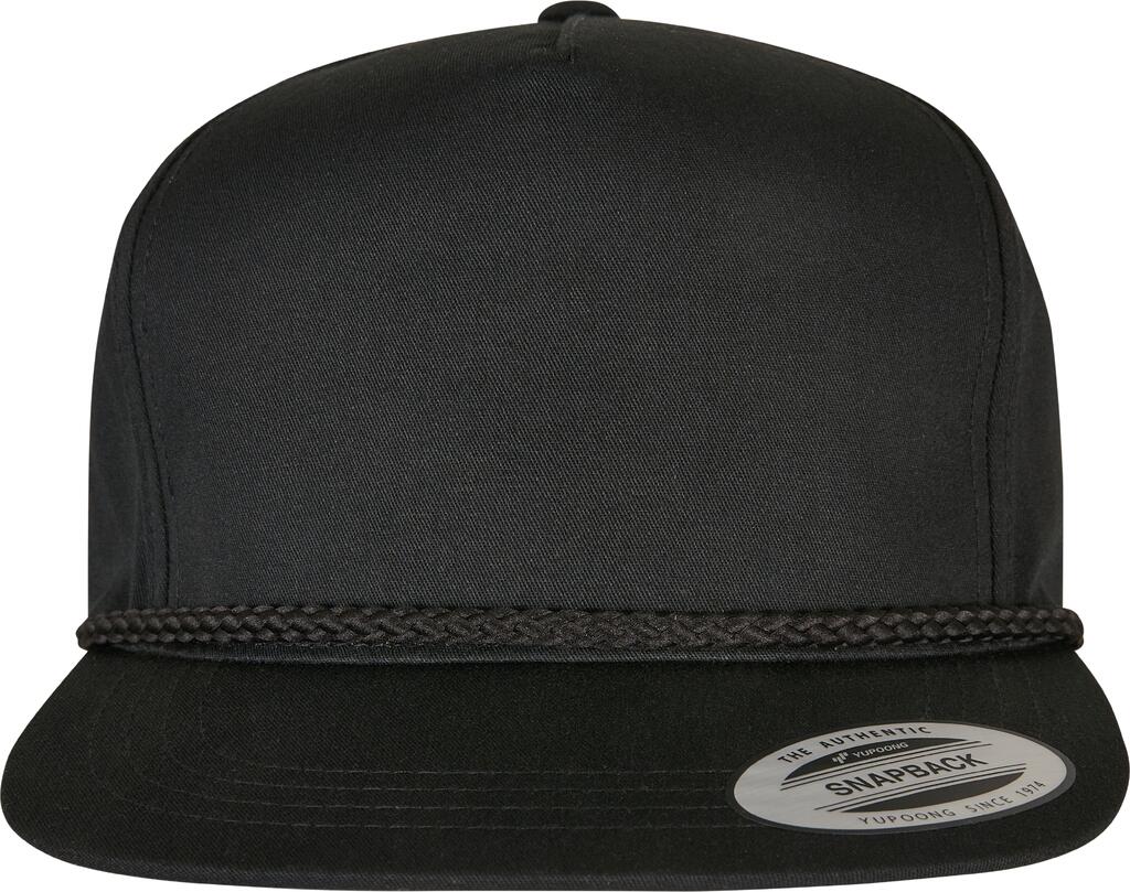 Gorra clásica de golf de popelina  Black
