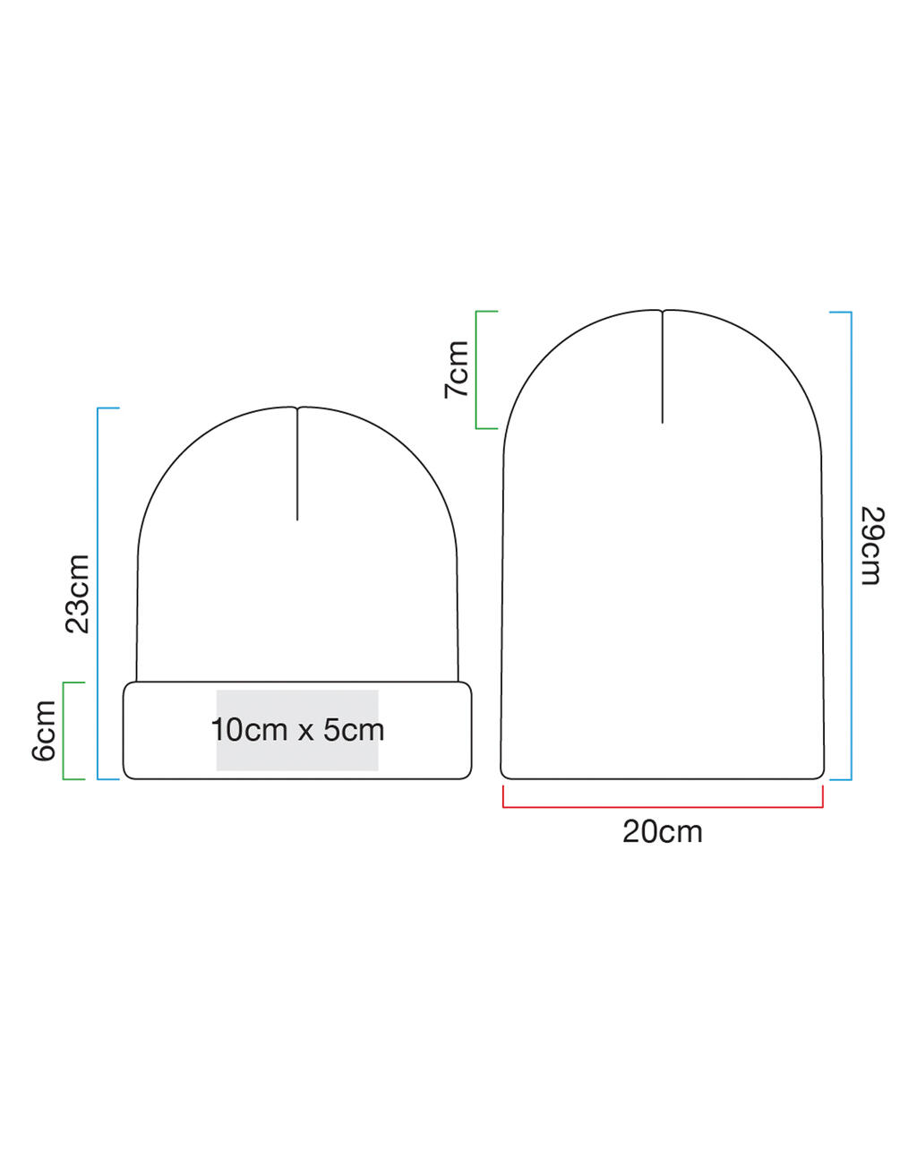  Beechfield Gorro doblado Originalotro
