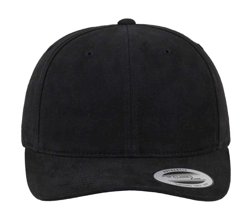 Gorra Twill perfil medio Black