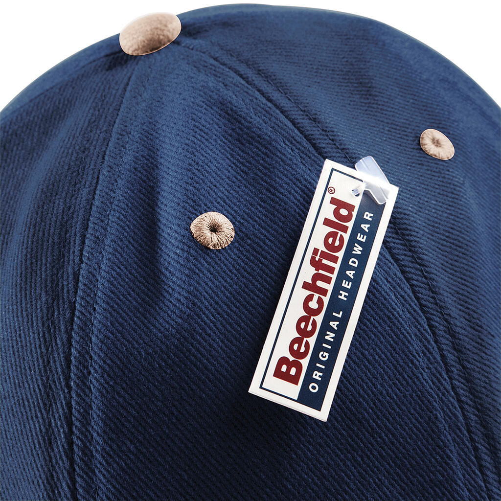  Beechfield Gorra algodón peinado Heavy perfil bajootro