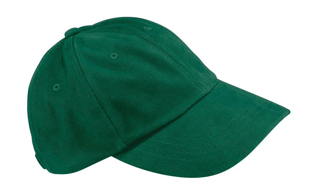 Gorra algodón peinado Heavy perfil bajo Forest Green