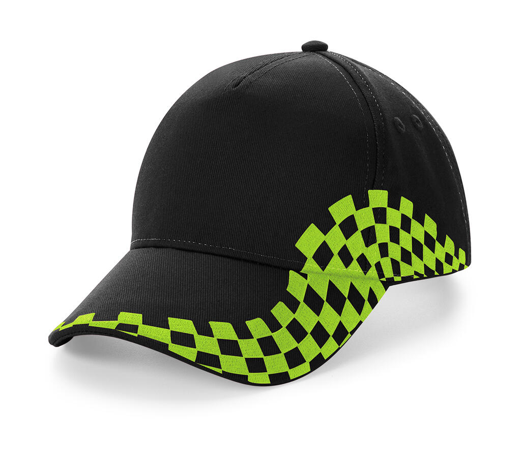Gorra Grand Prix Black/Lime Green