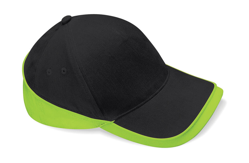 Gorra Competición Team Black/Lime Green