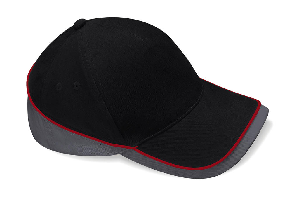 Gorra Competición Team Black/Graphite Grey/Classic Red