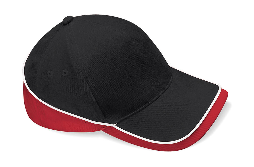Gorra Competición Team Black/Classic Red/White