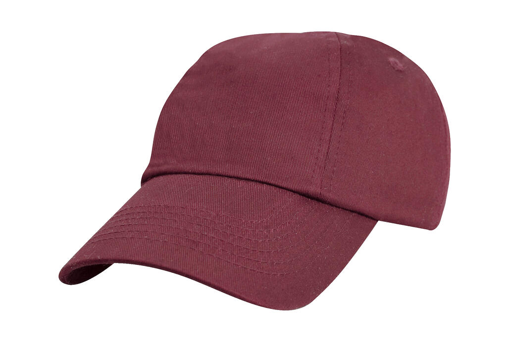 Gorra Baseball 6 paneles niño Burgundy