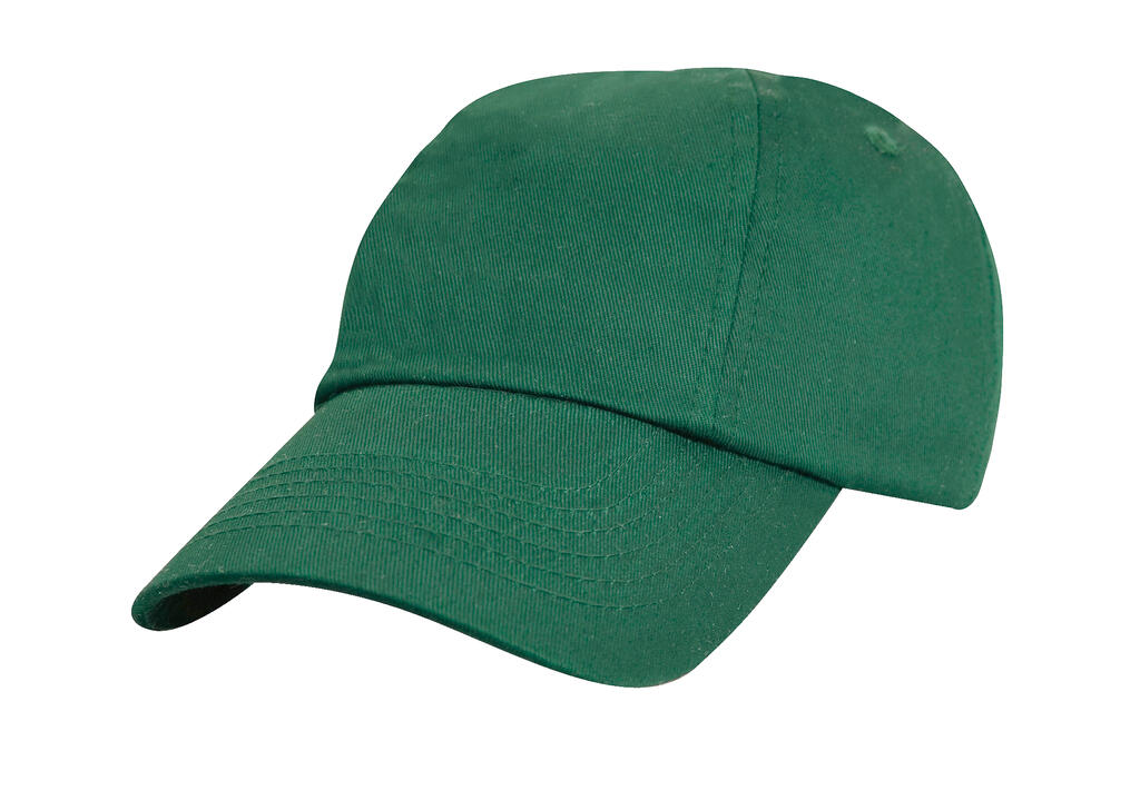Gorra Baseball 6 paneles niño Bottle Green