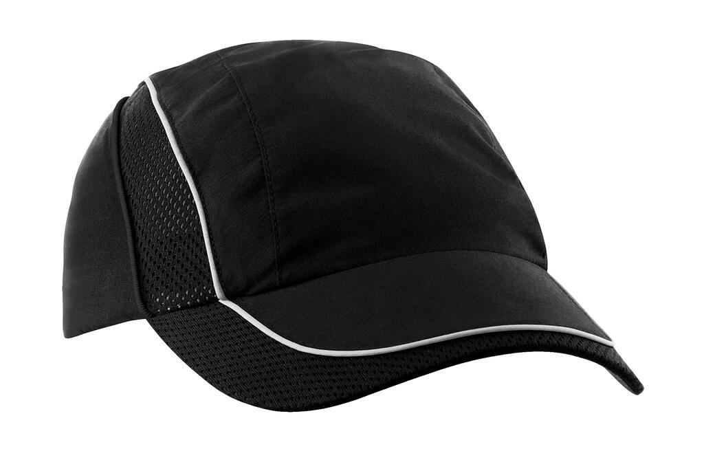 Gorra con malla Coolmax® Black