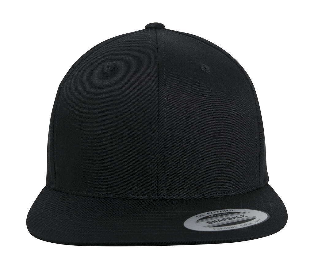 Gorra algodón orgánico Snapback Black