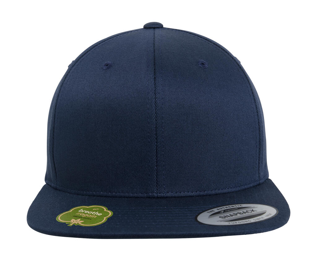 Gorra algodón orgánico Snapback Navy