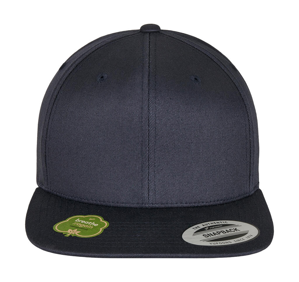 Gorra algodón orgánico Snapback Dark Navy