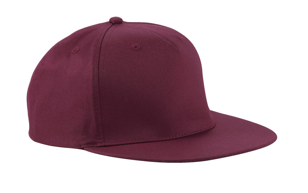 Gorra Rapero 5 paneles Burgundy