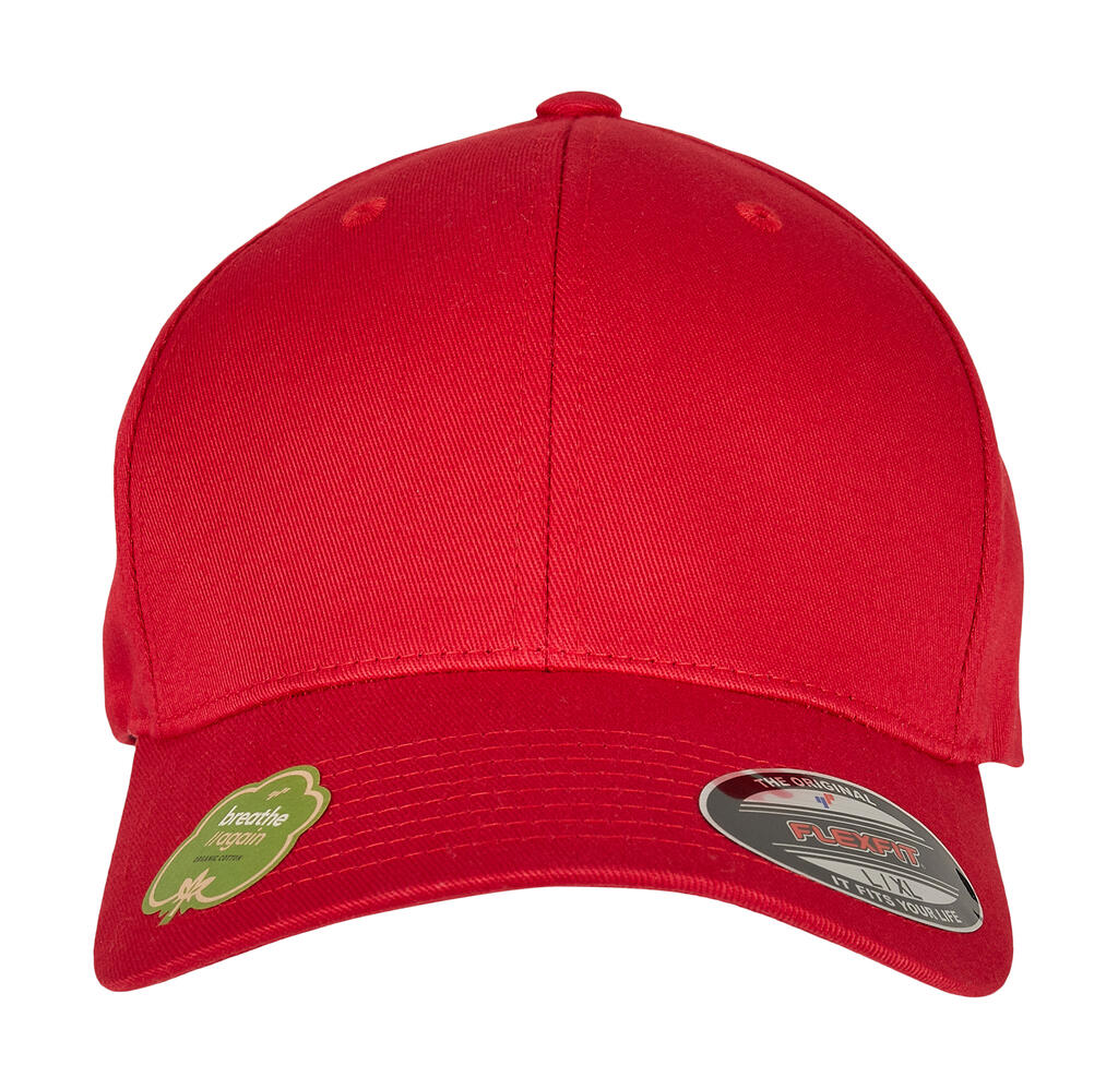 Gorra Flexfit algodón orgánico Red