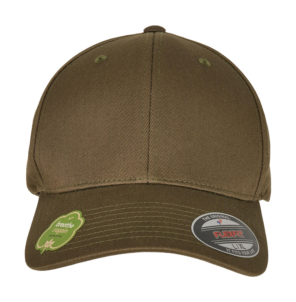 Gorra Flexfit algodón orgánico Burnt Olive