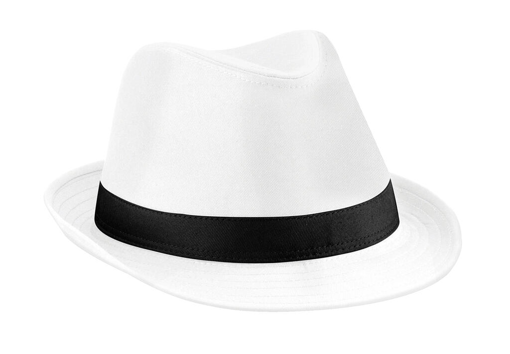 Sombrero Fedora White/Black