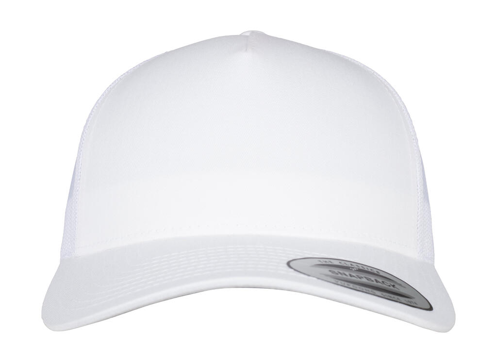 Gorra Trucker Retro de 5 paneles White