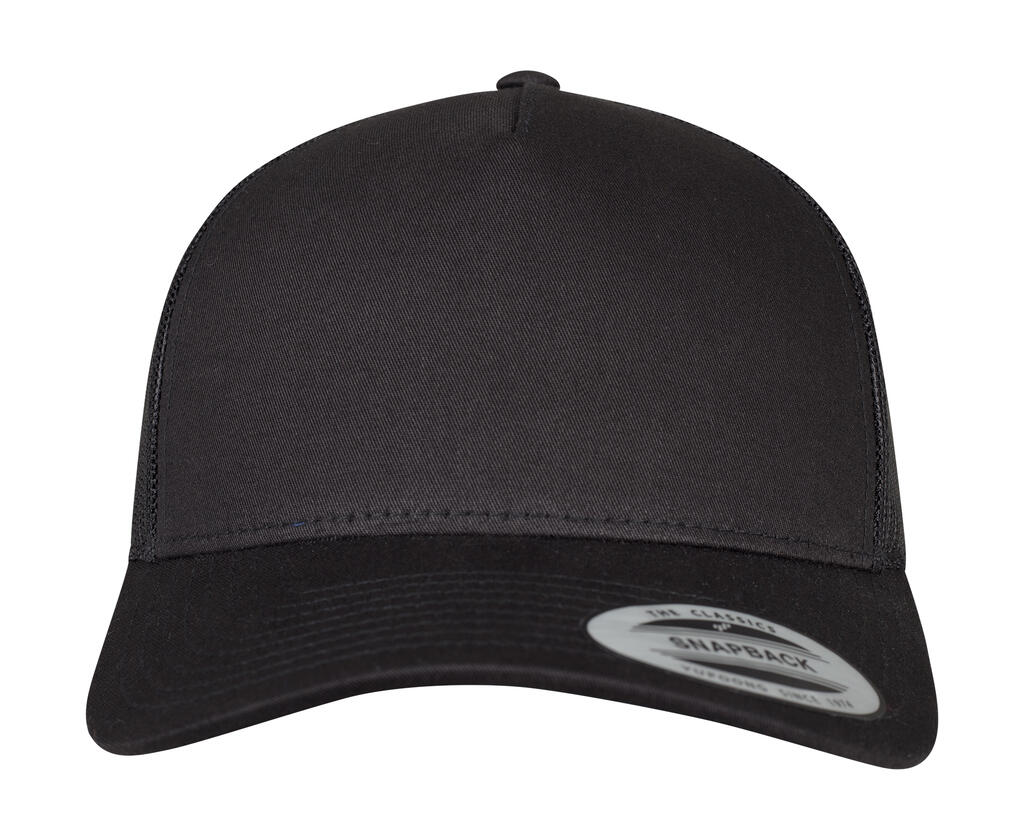 Gorra Trucker Retro de 5 paneles Black