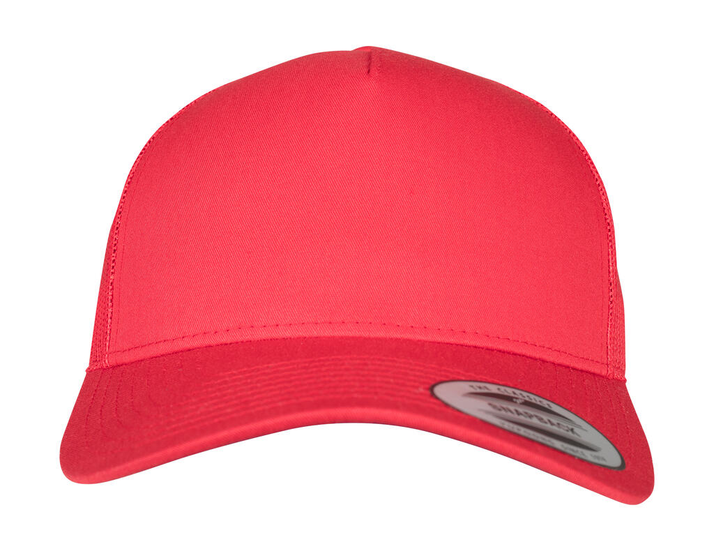 Gorra Trucker Retro de 5 paneles Red