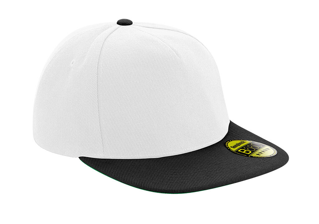 Gorra visera plana White/Black