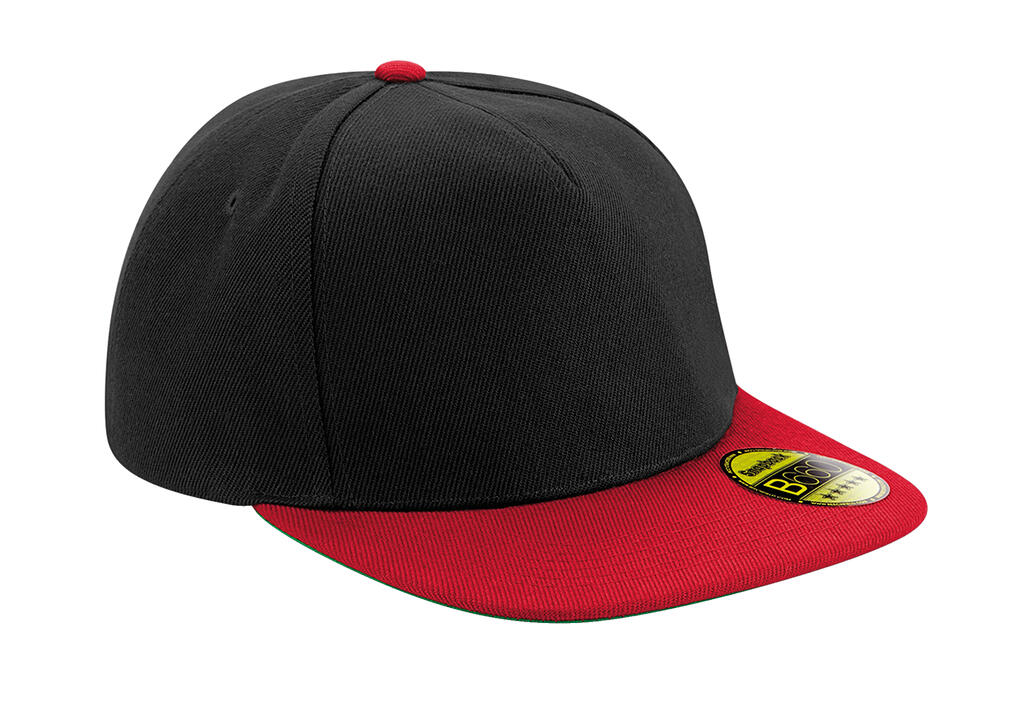 Gorra visera plana Black/Classic Red