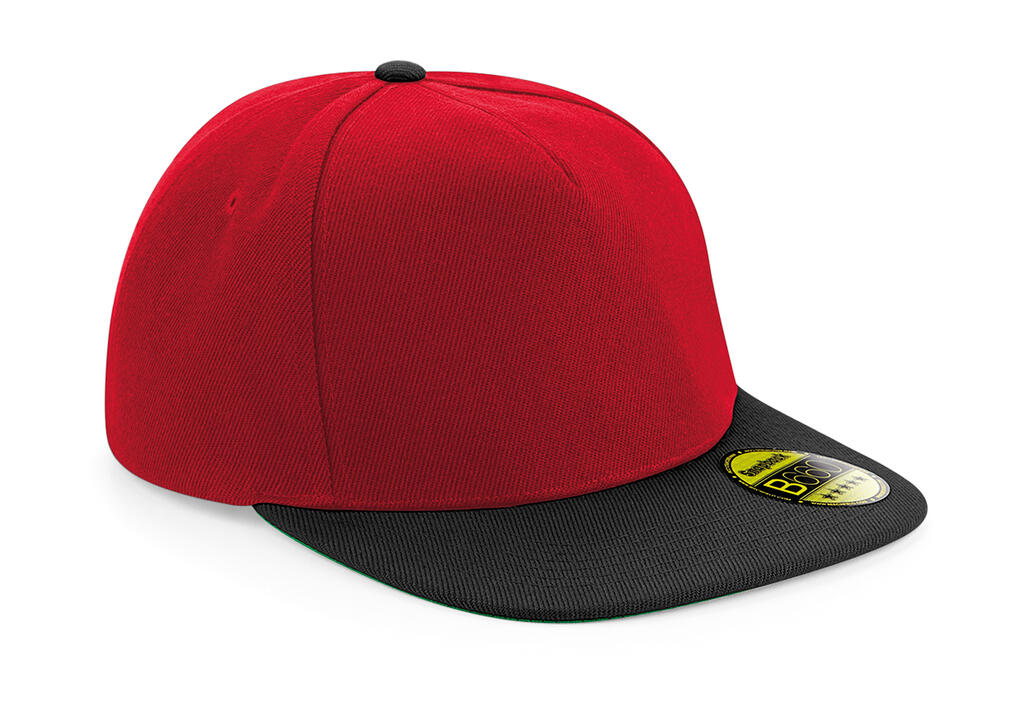 Gorra visera plana Classic Red/Black