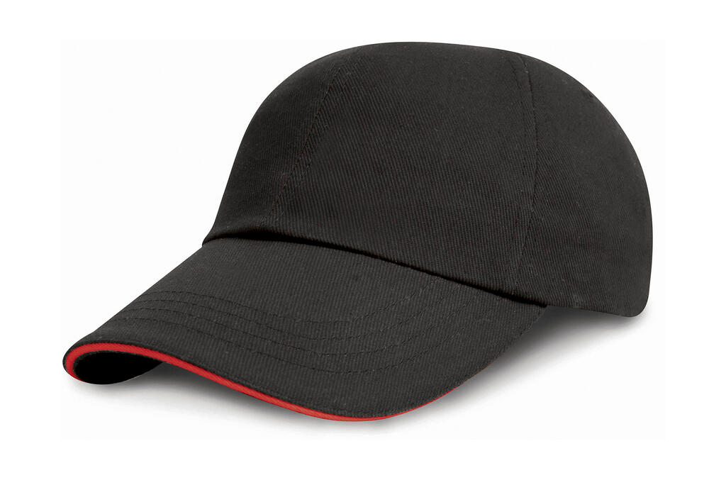 Gorra Sandwich Black/Red