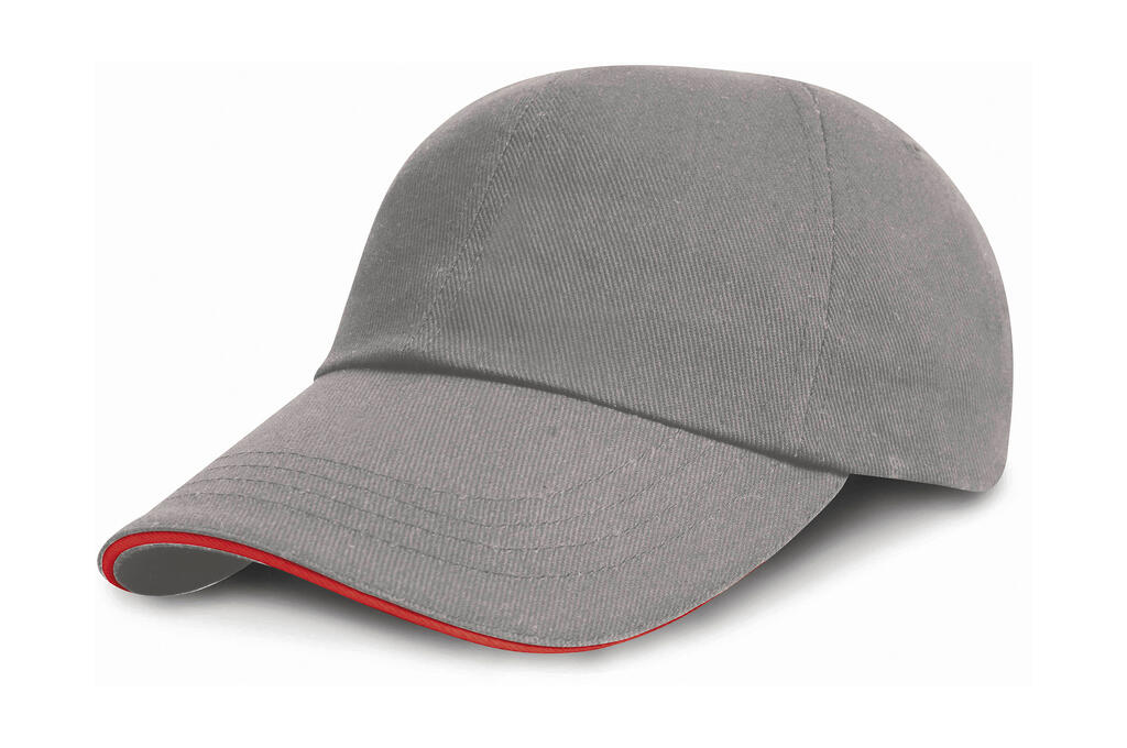 Gorra Sandwich Grey/Red