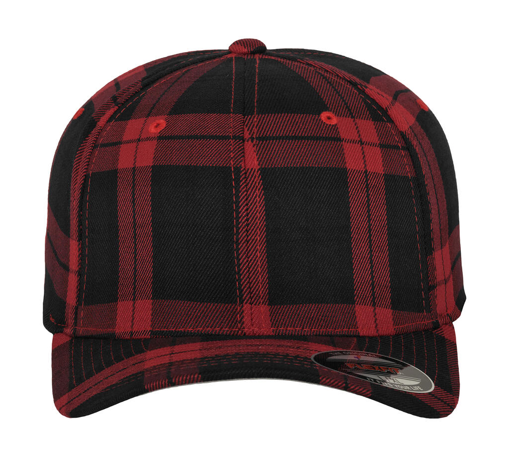 Gorra cuadros escoceses Black/Red