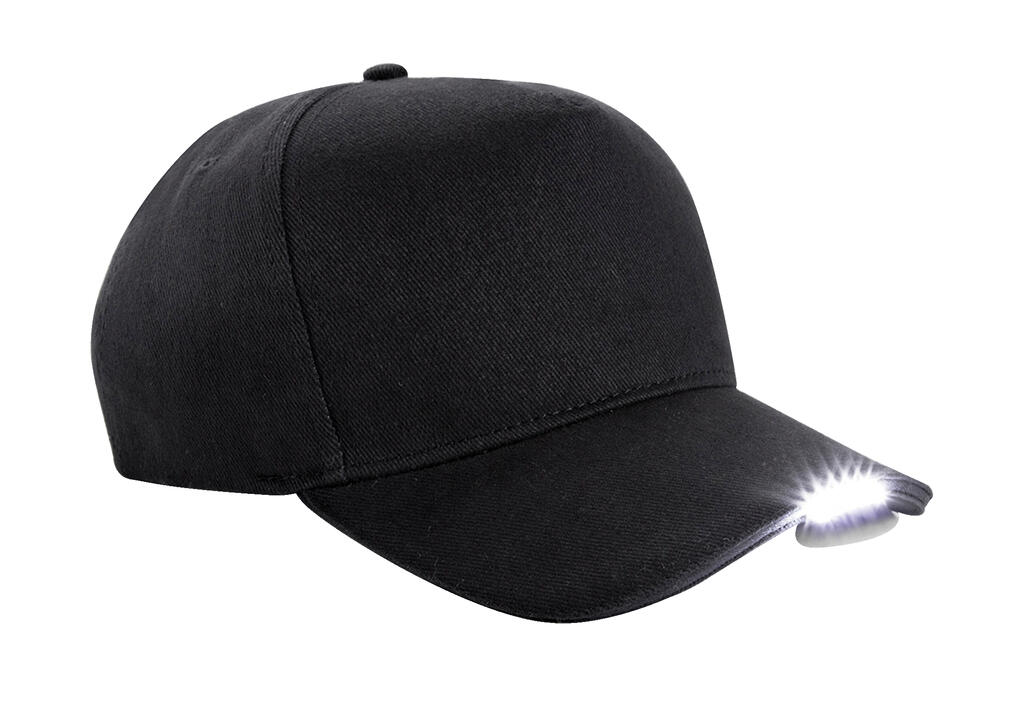 Gorra luz LED Black