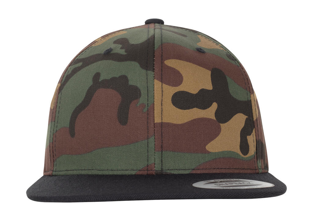 Snapback clásica Camuflaje  Green Camo/Black