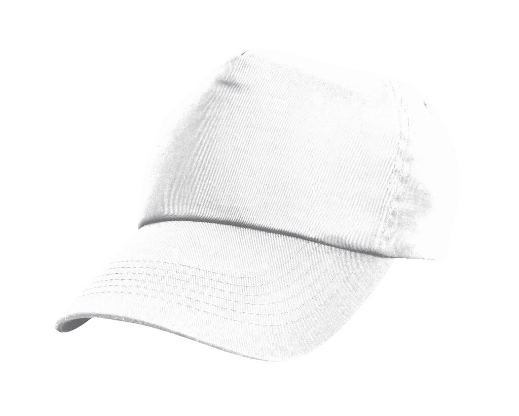 Gorra Baseball 5 paneles niño White