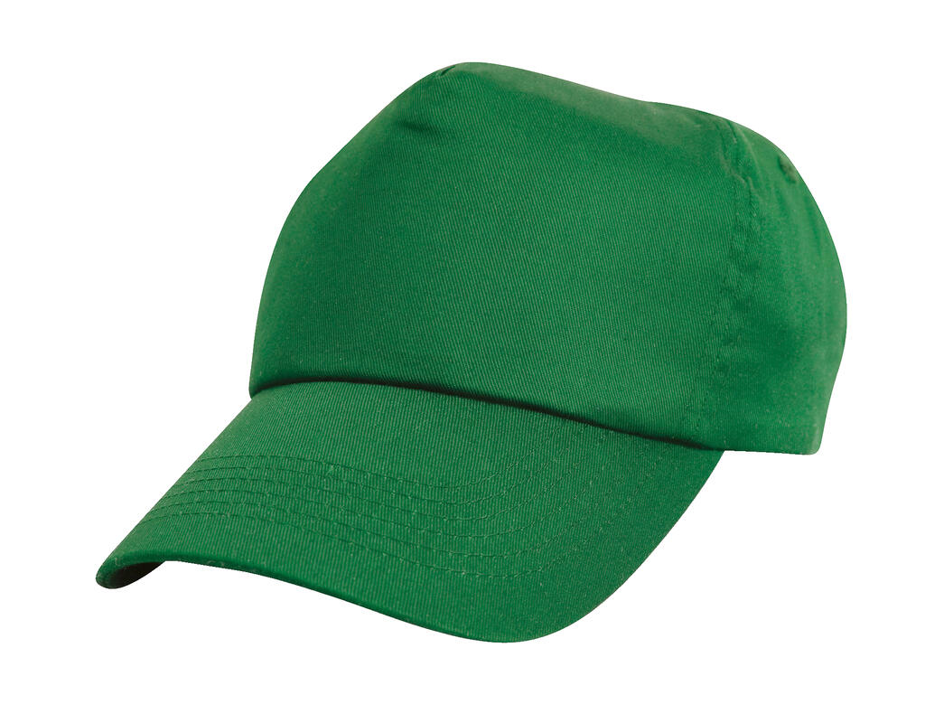 Gorra Baseball 5 paneles niño Kelly Green