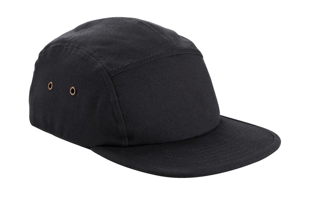 Gorra Canvas 5 paneles Black
