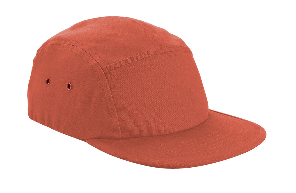 Gorra Canvas 5 paneles Terracotta