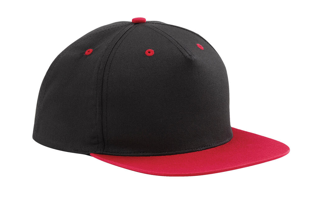Gorra Snapback 5 paneles Black/Classic Red