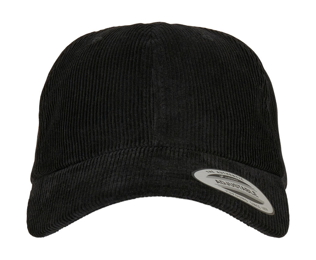 Gorra Dad de perfil bajo y de pana Black